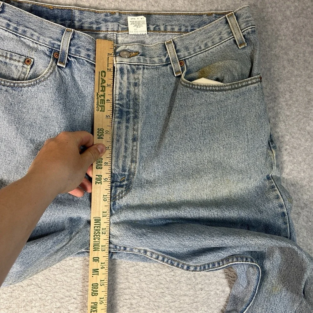 Vintage Levis Jeans Mens 36x32 Blue 505 Straight Denim Cotton Light Mid Rise
